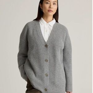Quince Boyfriend Cardigan Sweater - Size S NWT